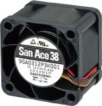 8049571582 Вентилятор Sanyo Denki San Ace 38 9GA0312P3J001 12V DC 0.52A 38X28 4pin Hirschmann