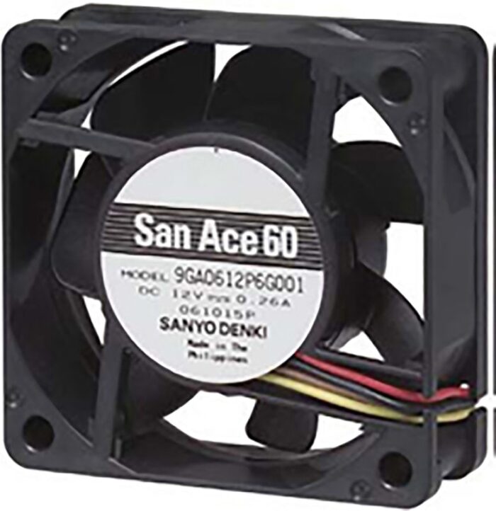 8036730810 Вентилятор Sanyo Denki San Ace 60 9GA0612P6G001 12V DC 0.26A 60X20 4pin Hirschmann — изображение 4