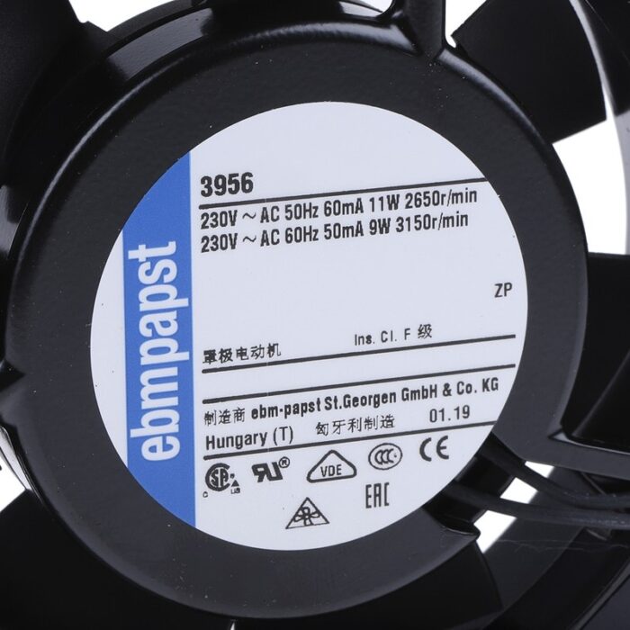 8009069832 Вентилятор Ebmpapst 3956 осевой AC 92x92x25 230V Hirschmann — изображение 8
