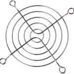 8009693928 FG-08 Series Steel Finger Guard for 80mm Fans, 71mm Hole Spacing, 80 x 80mm Hirschmann