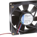 8009104098 8412NH-RS0, 8400 N Series Axial Fan, 12 V dc, DC Operation, 79m³/h, 2.2W, 80 x 80 x 25mm Hirschmann