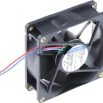 8009983390 8414NH-RS0, 8400 N Series Axial Fan, 24 V dc, DC Operation, 79m³/h, 2.4W, 80 x 80 x 25mm Hirschmann