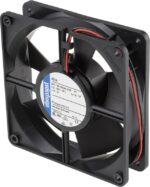 8005750636 4314-180, Fan Tubeaxial 24VDC Square - 119mm L x 119mm H Ball 120.1 CFM (3.36m³/min) 2 Wire Leads Hirschmann