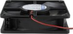 8005750636 4314-180, Fan Tubeaxial 24VDC Square - 119mm L x 119mm H Ball 120.1 CFM (3.36m³/min) 2 Wire Leads Hirschmann — изображение 4