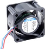 8010577273 412J/2HH-RS0, 400 Series Axial Fan, 12 V dc, DC Operation, 24m³/h, 3.3W, 40 x 40 x 25mm Hirschmann