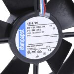 8035598310 Вентилятор Ebmpapst 4314/2U 24V 0.20A 120x38 3pin Hirschmann — изображение 5