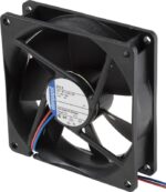 8004985134 3412N, DC Fans DC Tubeaxial Fan, 92x92x25mm, 12VDC, 49.4CFM, 2.2W, 32dBA, 2700RPM, Ball Bearing Hirschmann — изображение 2