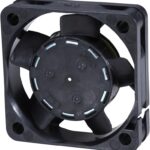 8016498393 04010SA-12L-AA-D0, DC Axial Fan, 12 V, Square, 40 mm, 10 mm, Ball Bearing, 4.9 CFM Hirschmann