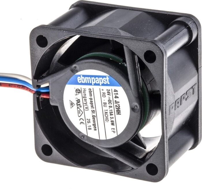 8014309321 Вентилятор Ebmpapst 414 J/2HH 165mA 24V 40x25 3pin Hirschmann — изображение 3