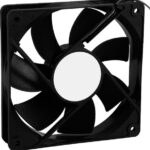 8006177597 OD1225-24HB01A, Fan Tubeaxial 24VDC Square - 120mm L x 120mm H Ball 120.0 CFM (3.36m³/min) 3 Wire Leads Hirschmann
