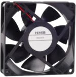 8004799735 09225VA-24Q-AA-00, DC Fans DC Tubeaxial Fan, 92x92x25mm, 24VDC, 96.4CFM, Rib Mount, Lead Wires Hirschmann — изображение 2