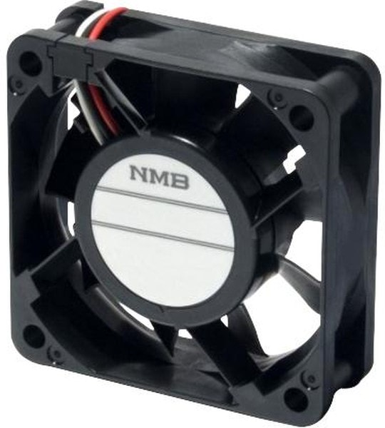 doc024029950 8008530052 06020SA-24M-EA-00, DC Fans Tubeaxial Fan, 60x60x20mm, 24VDC, 16.6CFM, Flange Mount, Ball, Lead Wires Hirschmann — изображение 1