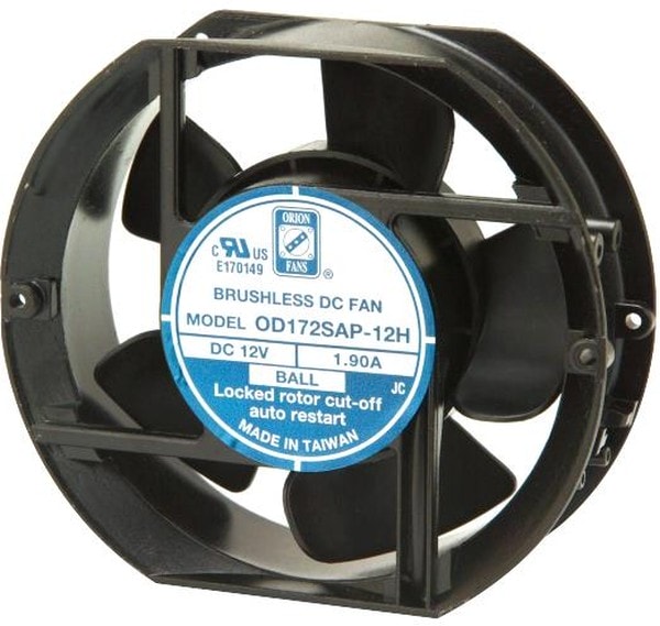 doc024031809 8007176223 OD172SAP-24HTB, DC Fans DC Fan, 172x150x51mm, 24VDC, 272CFM, Ball Bearing, Terminals Hirschmann — изображение 1