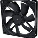 8016784460 11925SA-12N-EA-D0, DC Axial Fan, 12 V, Square, 119 mm, 25 mm, Ball Bearing, 91.1 CFM Hirschmann