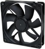 8020767807 11925SA-12N-EA-D0, DC Fans DC Tubeaxial Fan, 119x119x25mm, 12VDC, 88.2CFM, Flange Mount, Ball, 2 Lead Wire Hirschmann — изображение 2