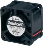8036713144 109P0424J3023, FAN AXIAL 40X28MM 24VDC WIRE Hirschmann — изображение 3