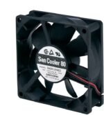 8132044204 9A0824S4021, DC Axial Fan, 24 V, Square, 80 mm, 25 mm, Ball Bearing, 42.4 CFM Hirschmann — изображение 2