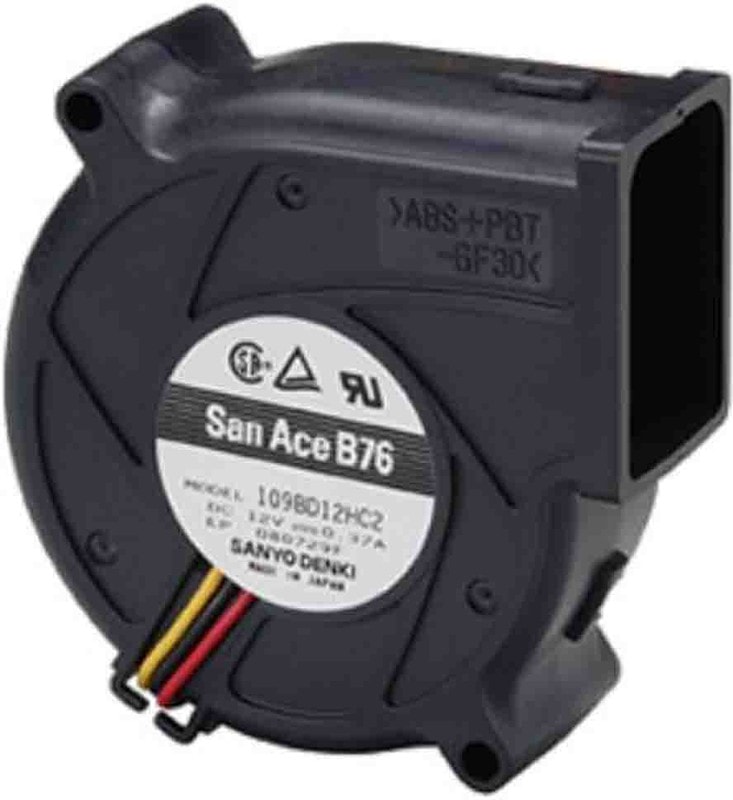 doc024114813 8005415060 109BD24HC2, Blowers & Centrifugal Fans DC Blower, 76x30mm, 24VDC, Tachometer Hirschmann — изображение 1