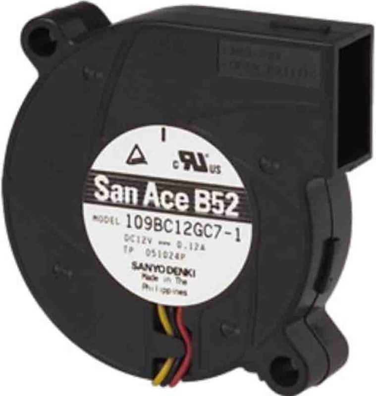 doc024153979 8006507663 109BC24GC7-1, Blowers & Centrifugal Fans DC Blower, 52x15mm, 24VDC, Tachometer Hirschmann — изображение 1