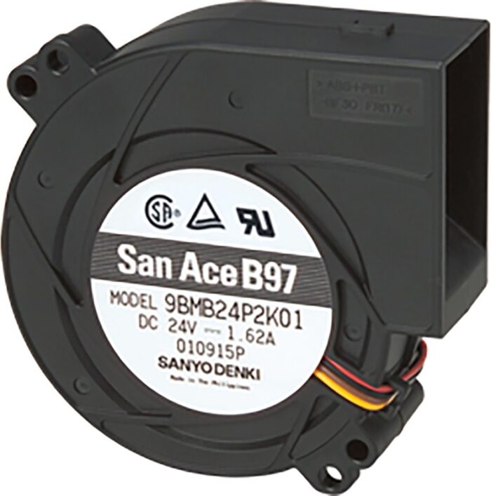 8007506153 9BMB24P2K01, Blowers & Centrifugal Fans DC Blower, 97x33mm, 24VDC, High Performance, Tachometer, PWM Hirschmann — изображение 3