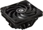 8016695258 Cooler ID-Cooling IS-55 BLACK LGA1700/1200/115X/AM5/AM4 низкопрофильный высота 55mm ( TDP 125W, PWM, 5 тепл.трубок + медная база, FAN 120mm, Hirschmann