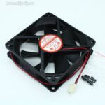 8008735241 EC9225TH12B, (92*92*25 12V), Вентилятор 12В, 92х92х25мм, подшипник качения, 3400 об/мин Hirschmann