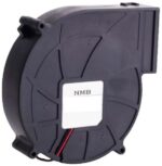 8005882515 14539GA-12N-AA-00, Fan Blower 12VDC Square/Rounded - 145mm L x 145mm H Ball 51.2 CFM (1.43m³/min) 2 Wire Leads Hirschmann