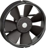 8014518879 4412FGPR-203, 4400 F Series Axial Fan, 12 V dc, DC Operation, 120m³/h, 1.9W, 200mA Max, 127 (Dia.) x 26.4mm Hirschmann