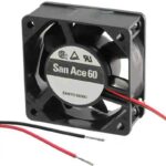 8013282437 Вентилятор Sanyo Denki 109R0605H4021 60х60х25мм, 5V, DC, 0.34А, 1.7W, качения, 3800об/мин, 2pin Hirschmann — изображение 4