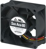 8049677924 Вентилятор Sanyo Denki San Ace 80 9GA0824P1S61 24V DC 0.47A 80X38 4pin Hirschmann — изображение 2