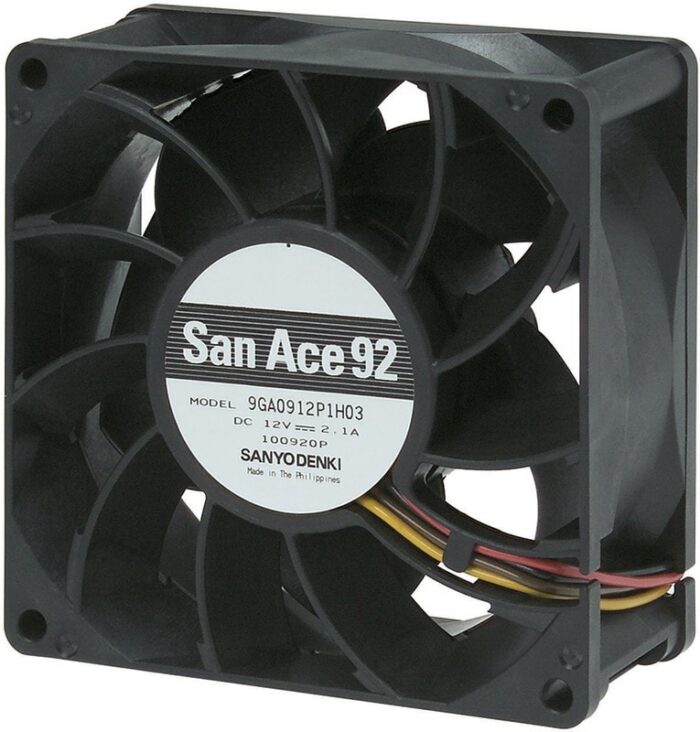8049705602 Вентилятор Sanyo Denki San Ace 92 9GA0948P1H03 48V DC 0.55A 92X38 4pin Hirschmann — изображение 3