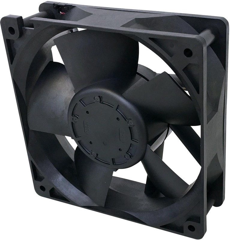 doc024419848 8017377265 12038VA-24Q-EA-E0, DC Axial Fan, 24 V, Square, 120 mm, 38 mm, Ball Bearing, 215.7 CFM Hirschmann — изображение 1
