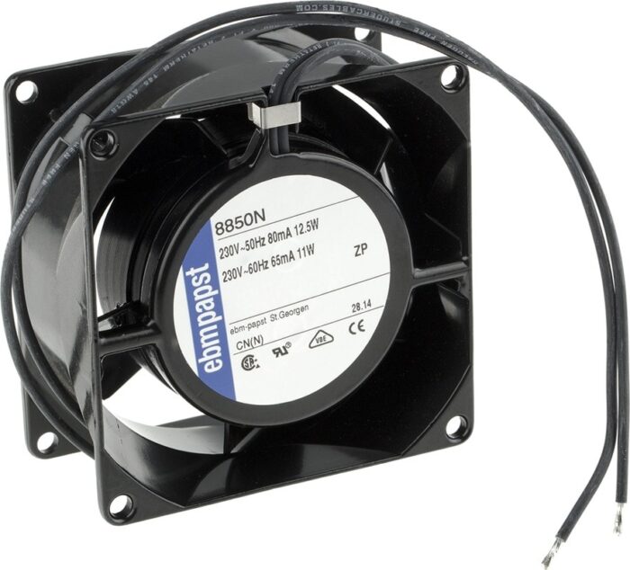 8035598773 Вентилятор Ebmpapst 8850N 230V 12.5W 80x80x38 - компактный AC Hirschmann — изображение 3