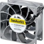8002723920 9LG0924P1F001, San Ace 9LG Series Axial Fan, 24 V dc, DC Operation, 174m³/h, 12W, 500mA Max, 92 x 92 x 38mm Hirschmann