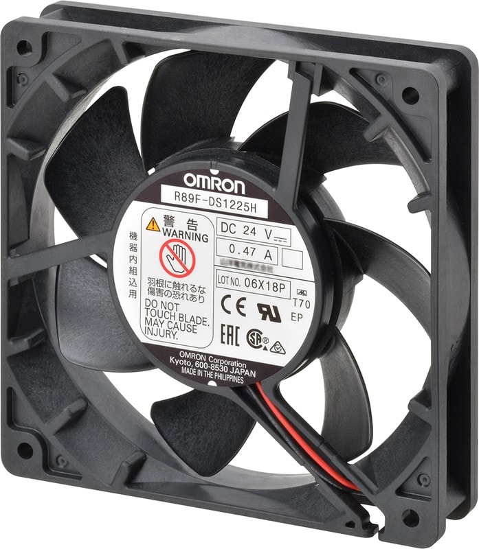doc024813323 8017301941 R89F-DS1225H-S1, R89F Series Axial Fan, 24 V dc, DC Operation, 3.68m³/min, 11.28W, 470mA Max, 120 x 120 x 25mm Hirschmann — изображение 1