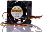 8014556954 9WPA0612P4G001, San Ace 60W Series Axial Fan, 12 V dc, DC Operation, 53.7cfm, 11.16W, 930mA Max, IP68, 60 x 60 x 25mm Hirschmann — изображение 3