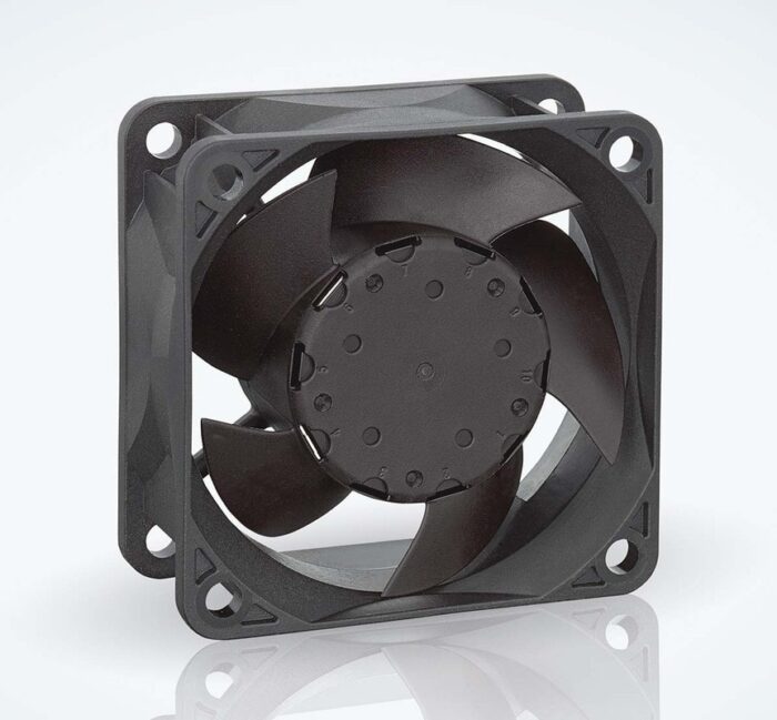 8006141954 632/2HPU, Fan Tubeaxial 12VDC Square - 60mm L x 60mm H Ball 25.9 CFM (0.725m³/min) 4 Wire Leads Hirschmann — изображение 3
