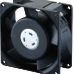 8017377266 09238SB-B3L-EA-00, AC Axial Fan, 230V, Square, 92 mm, 38.5 mm, Ball Bearing, 44.1 CFM Hirschmann