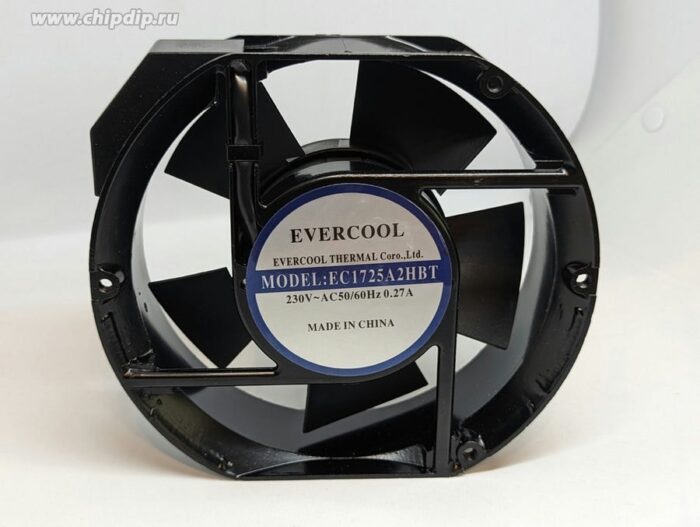 8003256988 EC1725A2HBT, (172*150*51 220V), Вентилятор 220В, 172х150х51мм, подшипник качения, 2500 об/мин Hirschmann — изображение 4