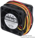 8049705594 Вентилятор Sanyo Denki San Ace 38 9GV0312G301 12V DC 0.4A 38X28 3pin Hirschmann