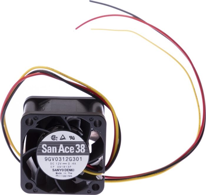8049705594 Вентилятор Sanyo Denki San Ace 38 9GV0312G301 12V DC 0.4A 38X28 3pin Hirschmann — изображение 2