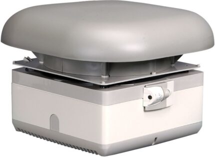 8014587272 TX6RF T-Series Square Extractor Fan, 195 m³/h, 250 m³/h, 290 m³/h, 41dB(A), Standard Thermal Overload Hirschmann