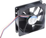 8014587930 3412N/2, 3400 N Series Axial Fan, 12 V dc, DC Operation, 84m³/h, 2.2W, 183mA Max, 92 x 92 x 25mm Hirschmann