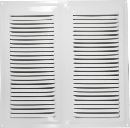 8011845423 Решётка вентиляционная 250х250 белый 87710 Hirschmann