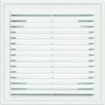8013007293 Решетка вентиляционная вытяжная 150x200 с рамкой материал АВS- пластик 1520ВР Hirschmann — изображение 2