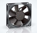 8006942533 8414NHU, Fan Tubeaxial 24VDC Square - 80mm L x 80mm H Ball 46.5 CFM (1.30m³/min) 2 Wire Leads Hirschmann — изображение 3