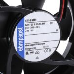 8014725139 Вентилятор Ebmpapst 4114NHH 24V 12.5W 120x38 2pin железный корпус Hirschmann — изображение 6