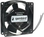 8048463430 Вентилятор Gembird AC9225S22H, 92x92x25, AC 220В, подшипник скольжения, 2pin, провод 30см Hirschmann — изображение 5