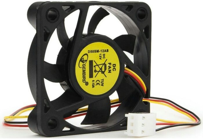 8048462161 Вентилятор Gembird D50SM-12AS, 50x50x10, подшипник скольжения, 3pin, провод 25см Hirschmann — изображение 9