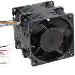 8004574117 GFC0812DW-SM00B7P, DC Fans DC Tubeaxial Fan, 3-Phase, 80x80x80mm, 12VDC, 4.17mmAq, 4x Wire, Tach/PWM Hirschmann